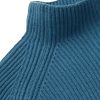 Ribbed Baby Cashmere Mock-Neck Sweater - CU Ribbed Baby Cashmere Mock-Neck Sweater - CU