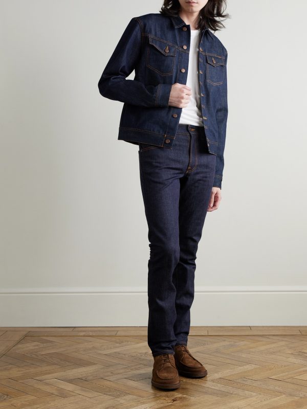 Lean Dean Slim-Fit Dry Organic Denim Jeans - OU Lean Dean Slim-Fit Dry Organic Denim Jeans - OU