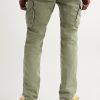 Slim-Fit Cotton and Linen-Blend Cargo Trousers - BK Slim-Fit Cotton and Linen-Blend Cargo Trousers - BK