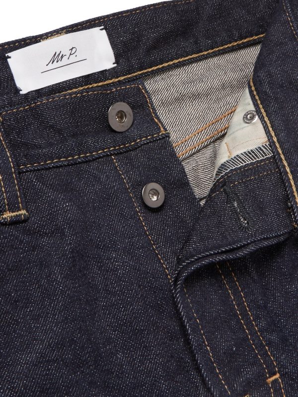 Slim-Fit Selvedge Denim Jeans - E1 Slim-Fit Selvedge Denim Jeans - E1