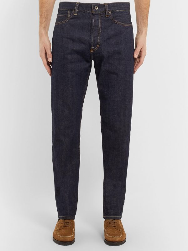 Slim-Fit Selvedge Denim Jeans - FR Slim-Fit Selvedge Denim Jeans - FR