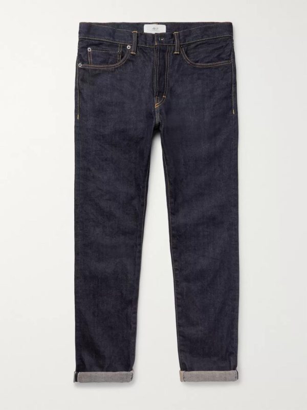 Slim-Fit Selvedge Denim Jeans Slim-Fit Selvedge Denim Jeans