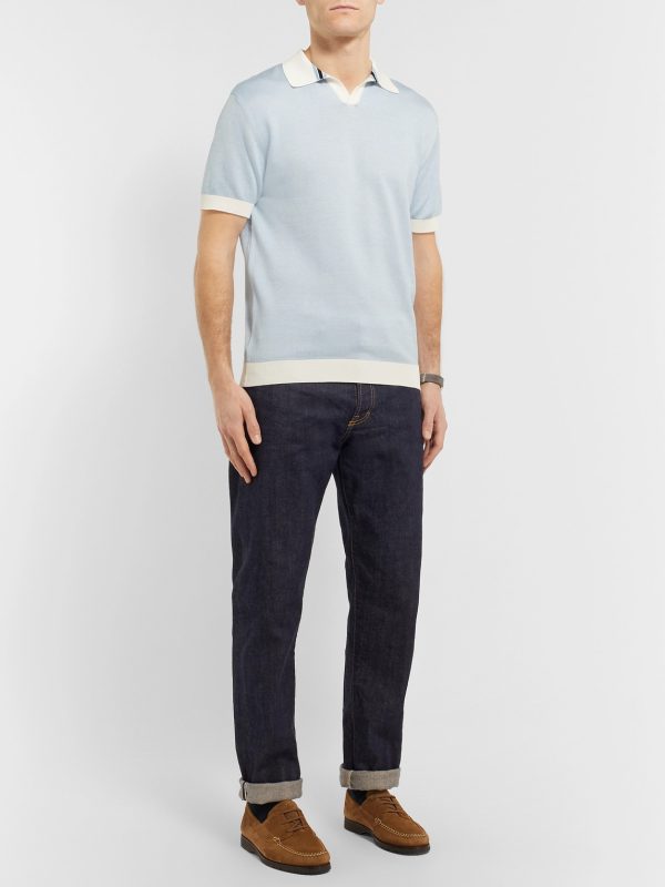Slim-Fit Selvedge Denim Jeans - OU Slim-Fit Selvedge Denim Jeans - OU